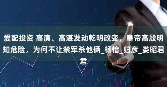 爱配投资 高演、高湛发动乾明政变，皇帝高殷明知危险，为何不让禁军杀他俩_杨愔_归彦_娄昭君